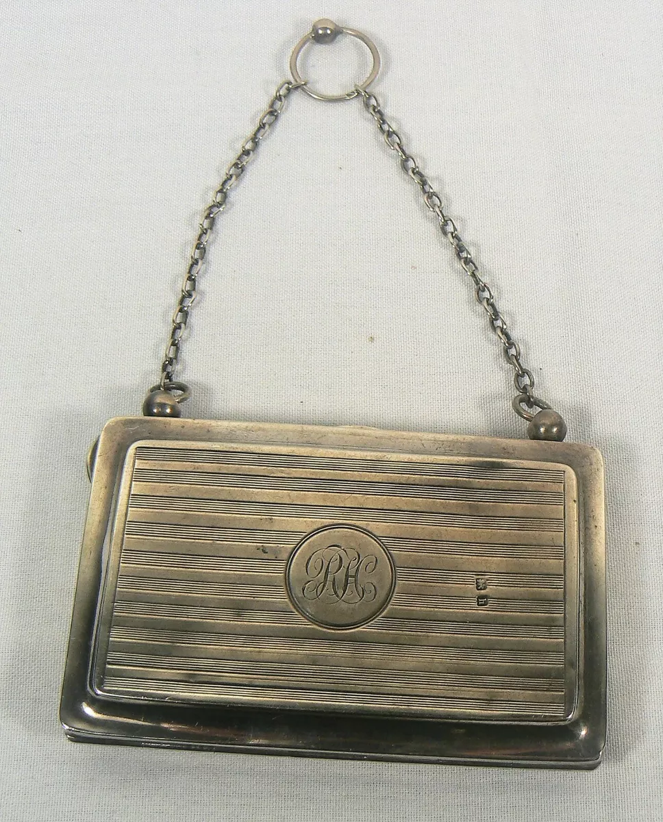 Silver antique clutch new arrivals