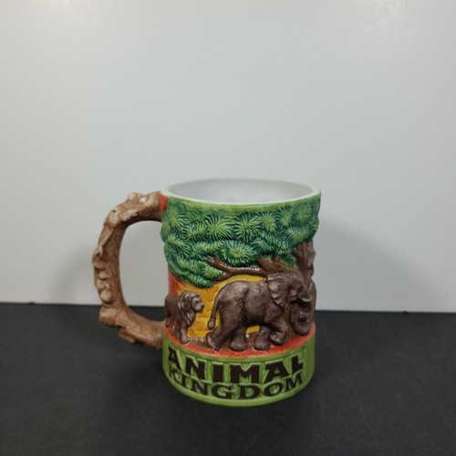 Animal Kingdom Tree Ceramic 3D Cup Coffee Mug Disney World Parks Store Vintage