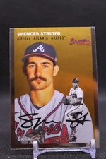 Spencer Strider #189 2023 Topps Chrome Platinum Anniversary Atlanta Braves