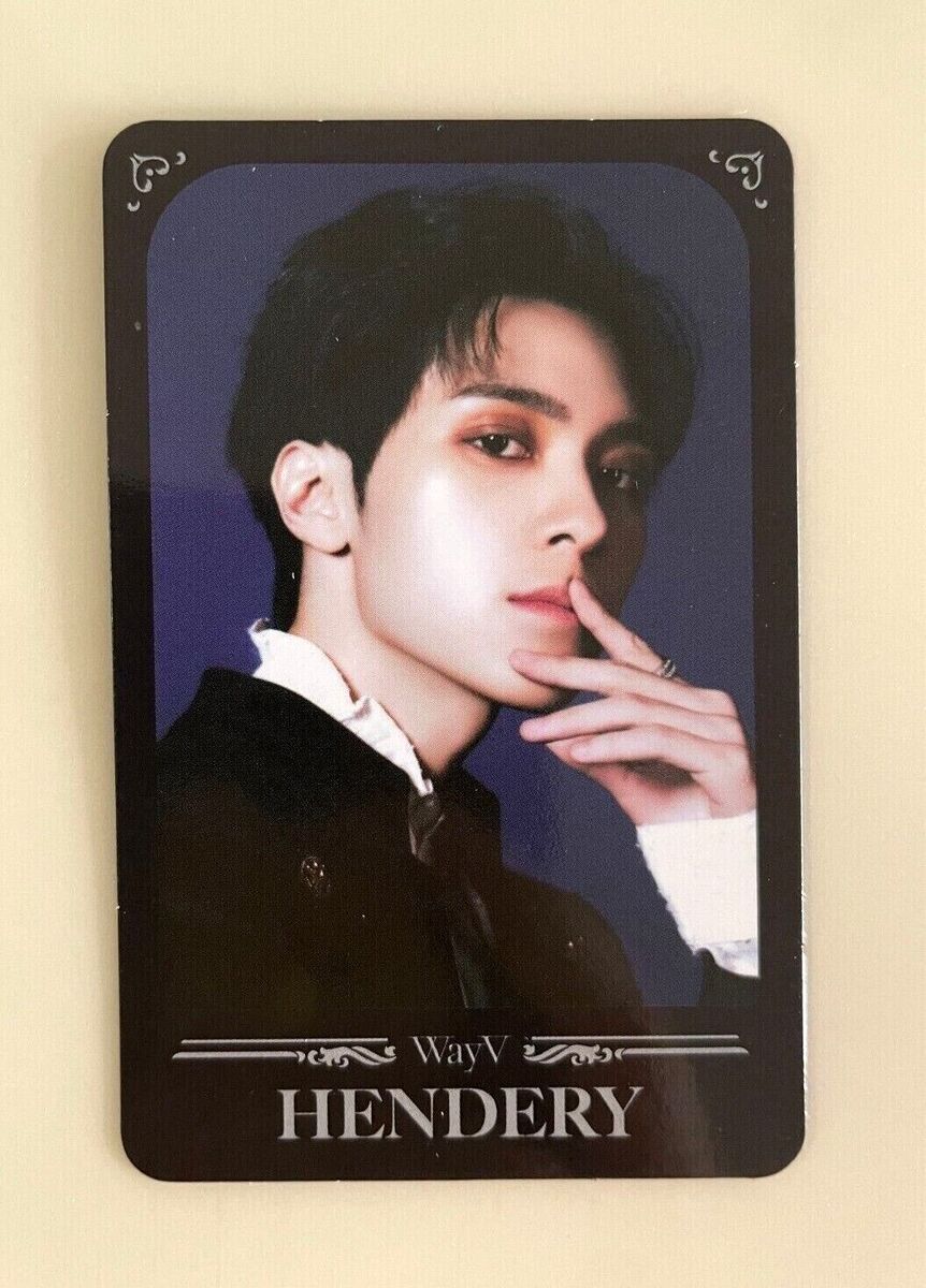 WayV Phantom SMTOWN OFFICIAL MD Photocard RANDOM TRADING CARD Winwin Ten  Hendery