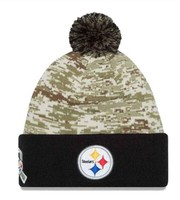 Nfl Beanie Pittsburgh Steelers Salute Service MüTze Sideline 2015 889352976815