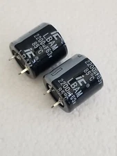 2pcs Illinois 2200uf 63v snap in electrolytic capacitor New 228LBA063M2CC