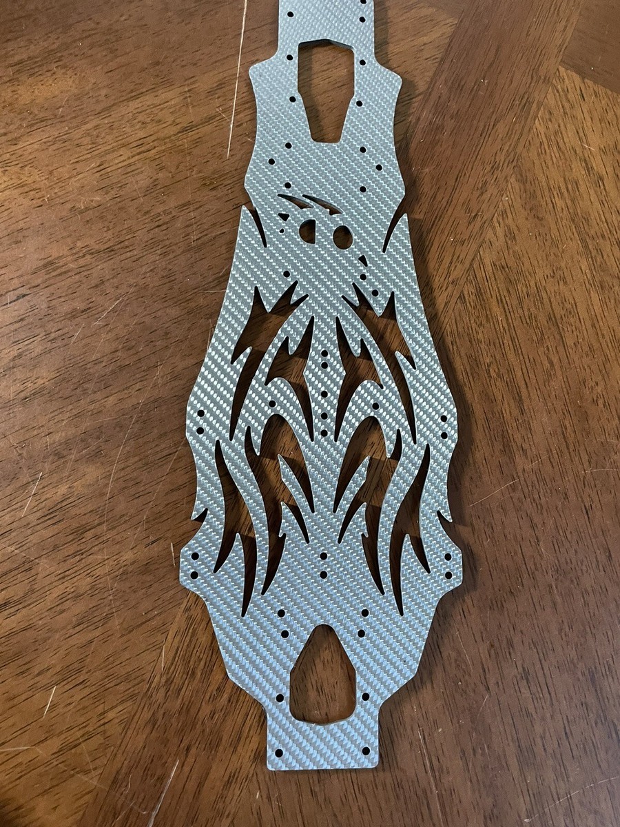 RC OD Overdose Main Chassis Only 1/10 TC-D OD1014 Silver carbon | eBay