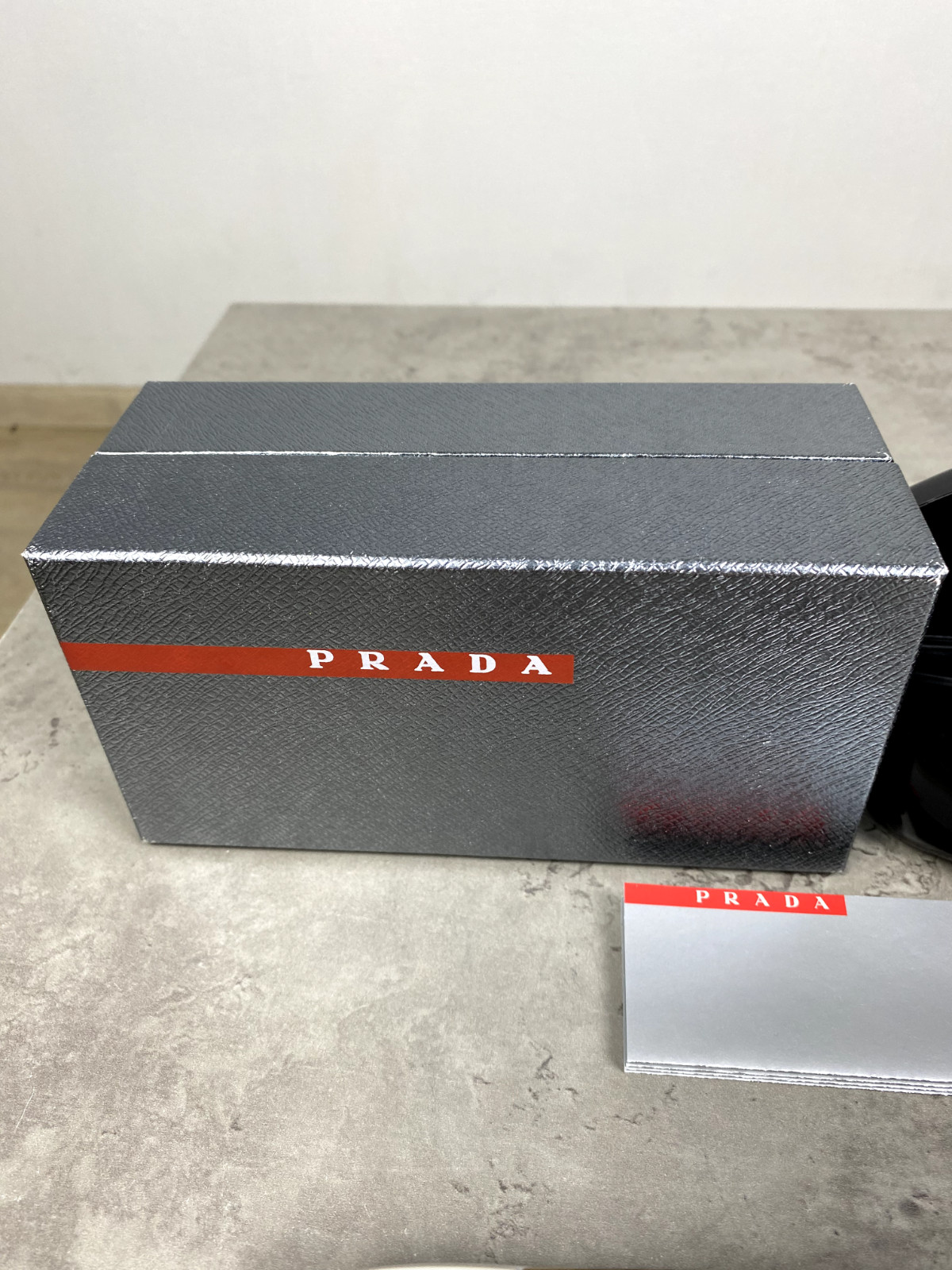 RARE PRADA MILANO Ornate Saffiano Leather Sunglasses SPR 14S image 3