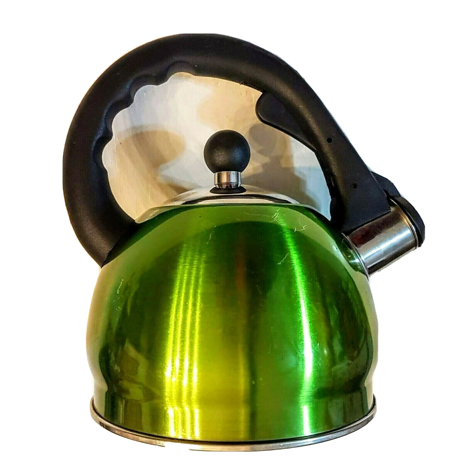 Kettle 8 Cup Metallic Green Finish 9" Tall