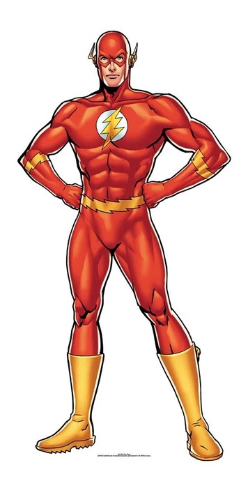 The Flash DC Comics Mini Cardboard Cutout / Standup / Standee Superhero Party