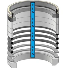 AHC20488 Hydraulic Cylinder Seal Kit Fit John Deere 210C 310G 310J 410E 410G