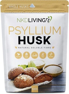 NKD Living Psyllium Husk Whole (500g)