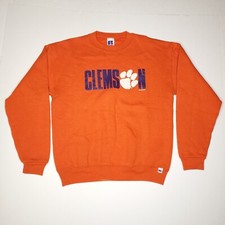 Vintage 90s Russell Clemson Tigers Sweatshirt Size Youth Large / Women Small