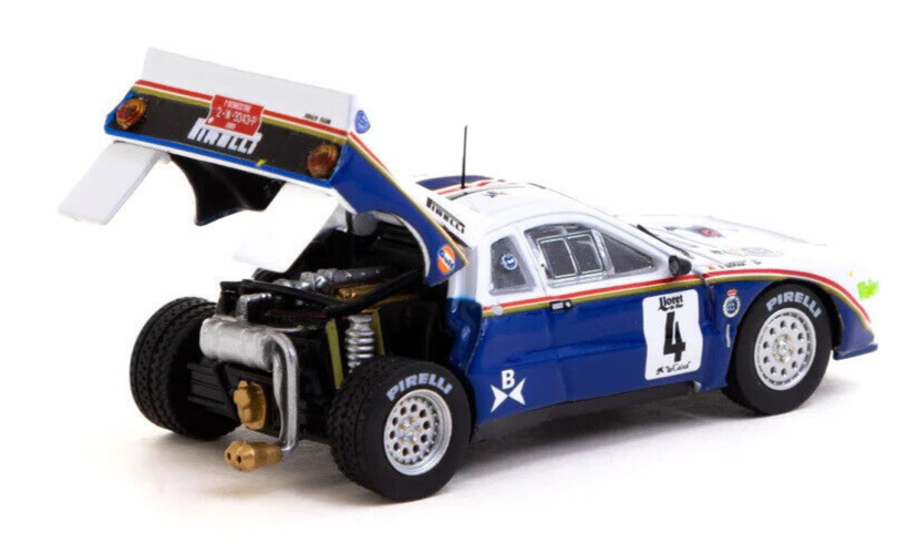 Lancia ストラトス037 Rally ミニカー CM's 1/64 LANCIA 037 RALLY 1983 Monte Carlo #1 diecast model car