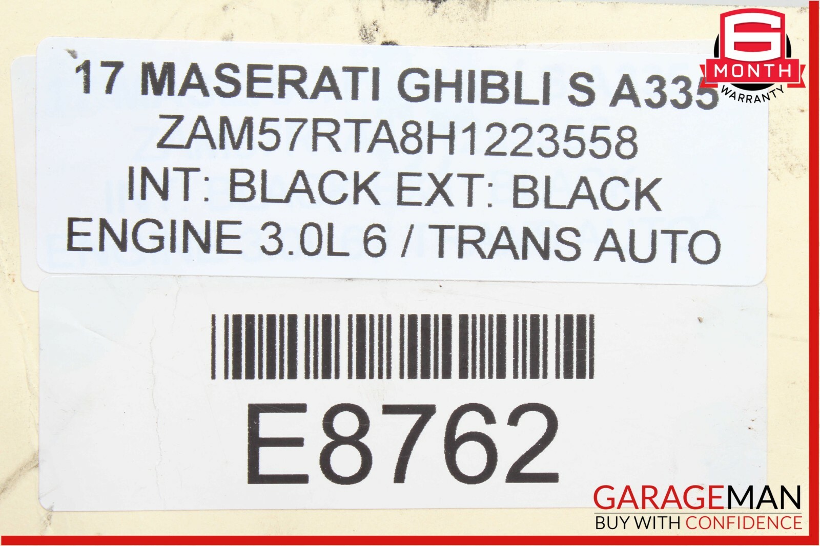 14-17 Maserati Ghibli Front Left Engine Motor Mount Support Bracket Holder