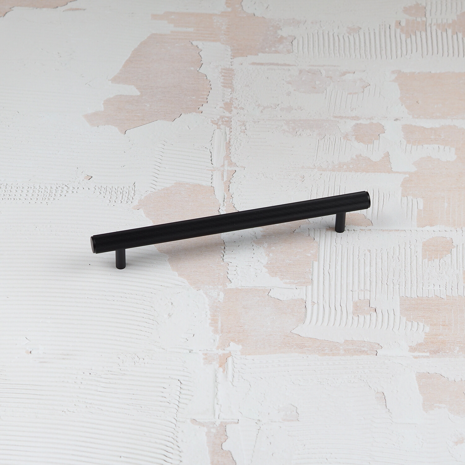 10x Black 160mm Handles Matt Kitchen Cabinet Cupboard Reeded Grooved Drawer Pull