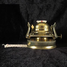 Canning or Fruit MASON JAR #2 BURNER ADAPTER /convert to kerosene oil lamp BR