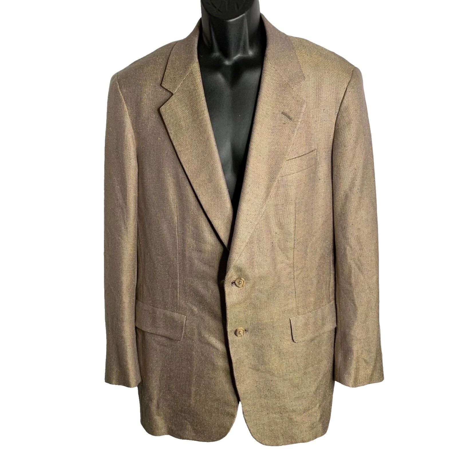 Sólido Hickey Freeman trajes y Blazers de seda para hombres