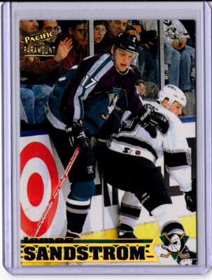 1998 Pacific Trading Cards Tomas Sandstrom No. 6 Mighty Ducks of Anaheim