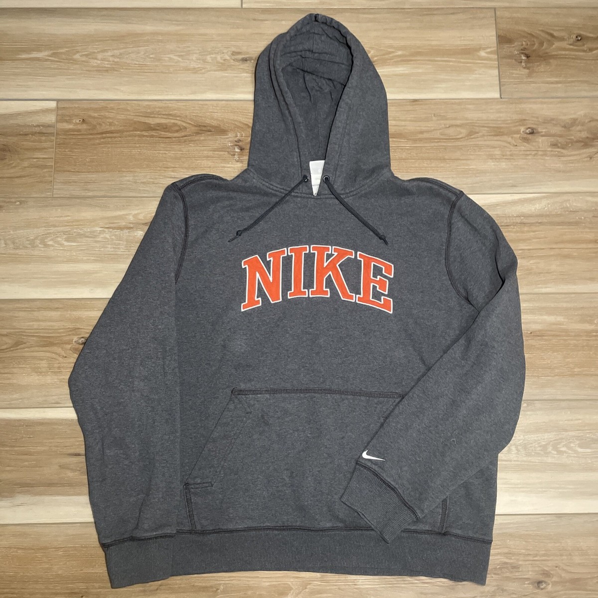 nike embroidered hoodie vintage