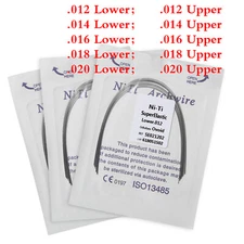 Dental Super Elastic Niti Round Arch Wires Arch Wire for Bracket Braces USA