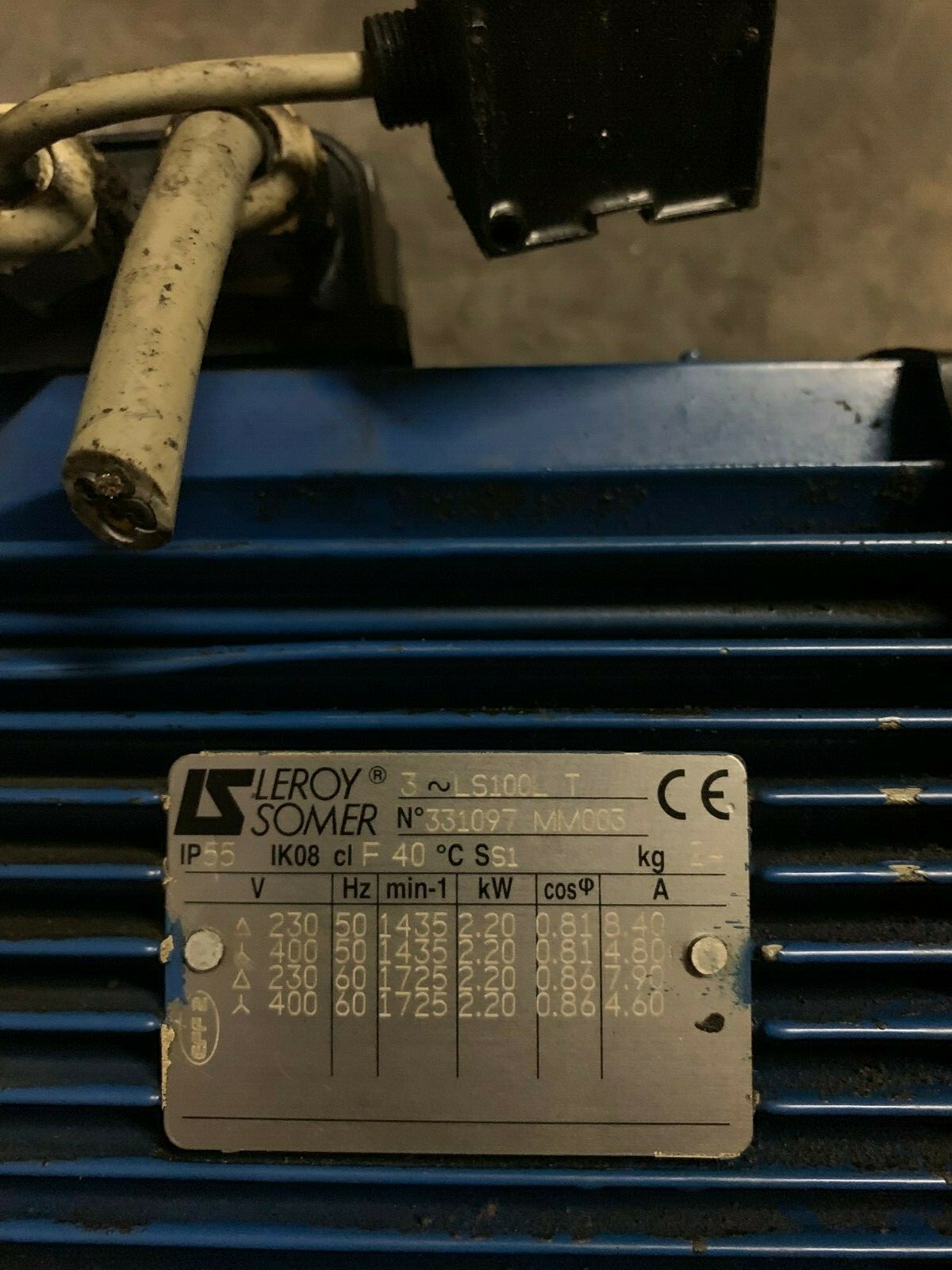 LEROY SOMER HYDRAULIC PUMP 3LS100LT WITH MOTOR eBay