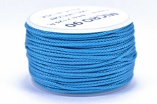 Neon Turquoise - Micro Cord 1.18mm 125ft Nylon Rope Spool - Made in the USA