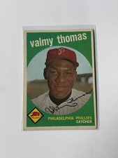 1959 Topps - Valmy Thomas #235 Gray Back