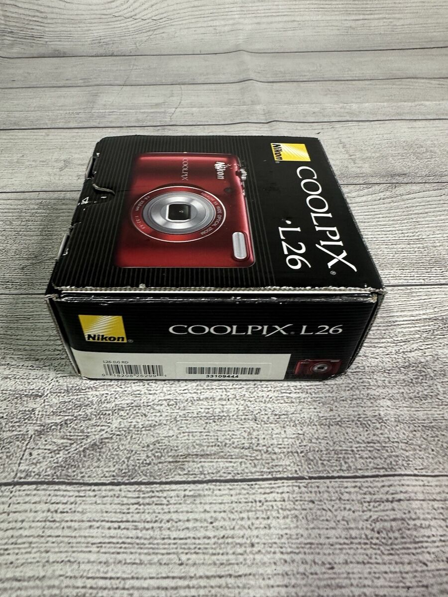 Nikon COOLPIX L26 16.1MP Digital Camera - Red Won't Turn On Nikon COOLPIX L26 16.1MP Digital Camera - Red Won't Turn On