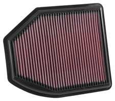K N Engine Air Filter: Increase Power Acceleration, Washable, Premium, Replace