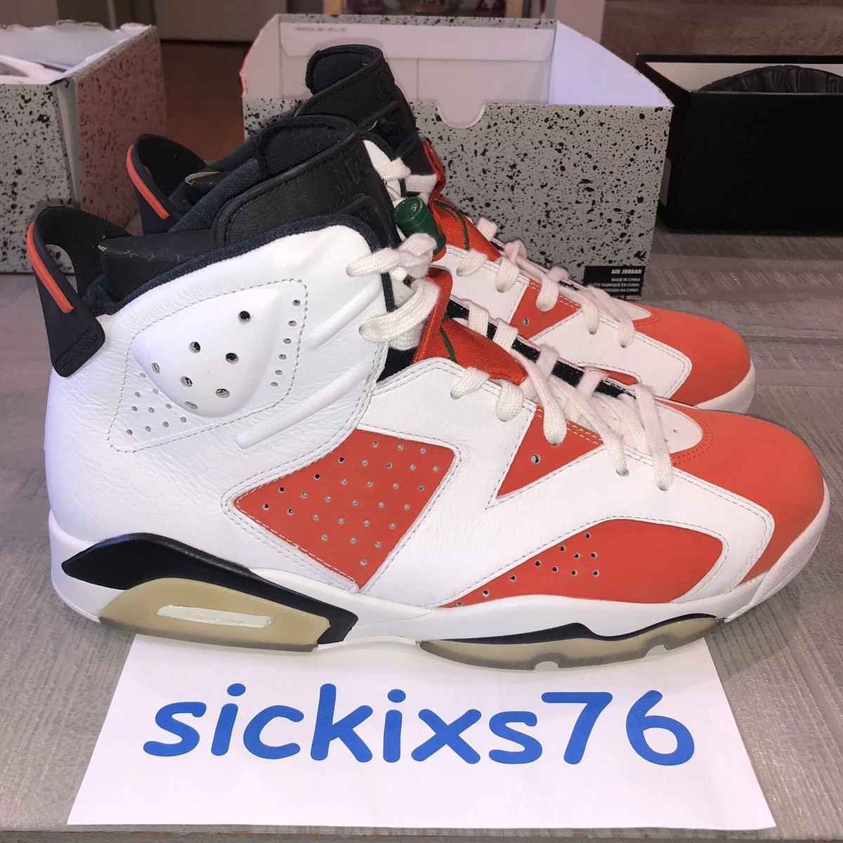 Jordan retro hotsell 6 gatorade