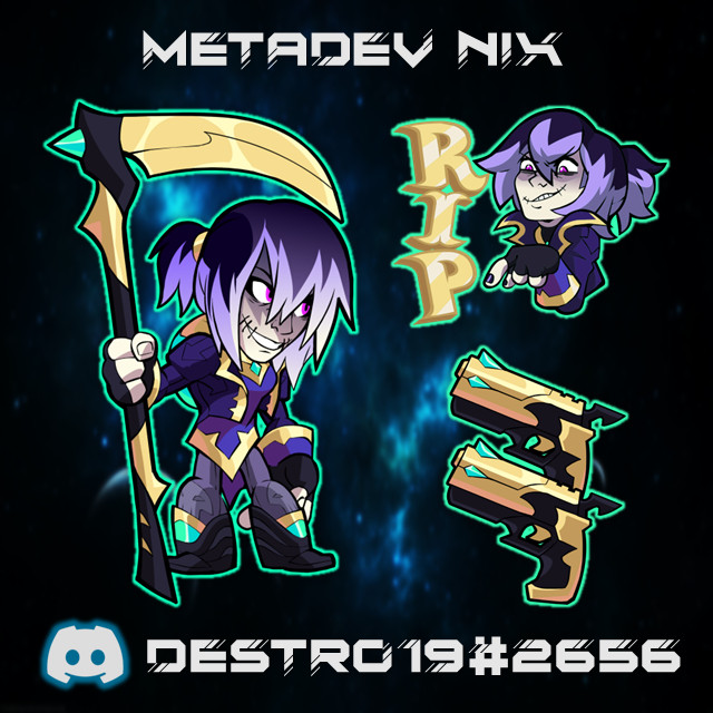 Brawlhalla Metadev Nix Skin - Exclusive Code - Rare Code - All Platforms