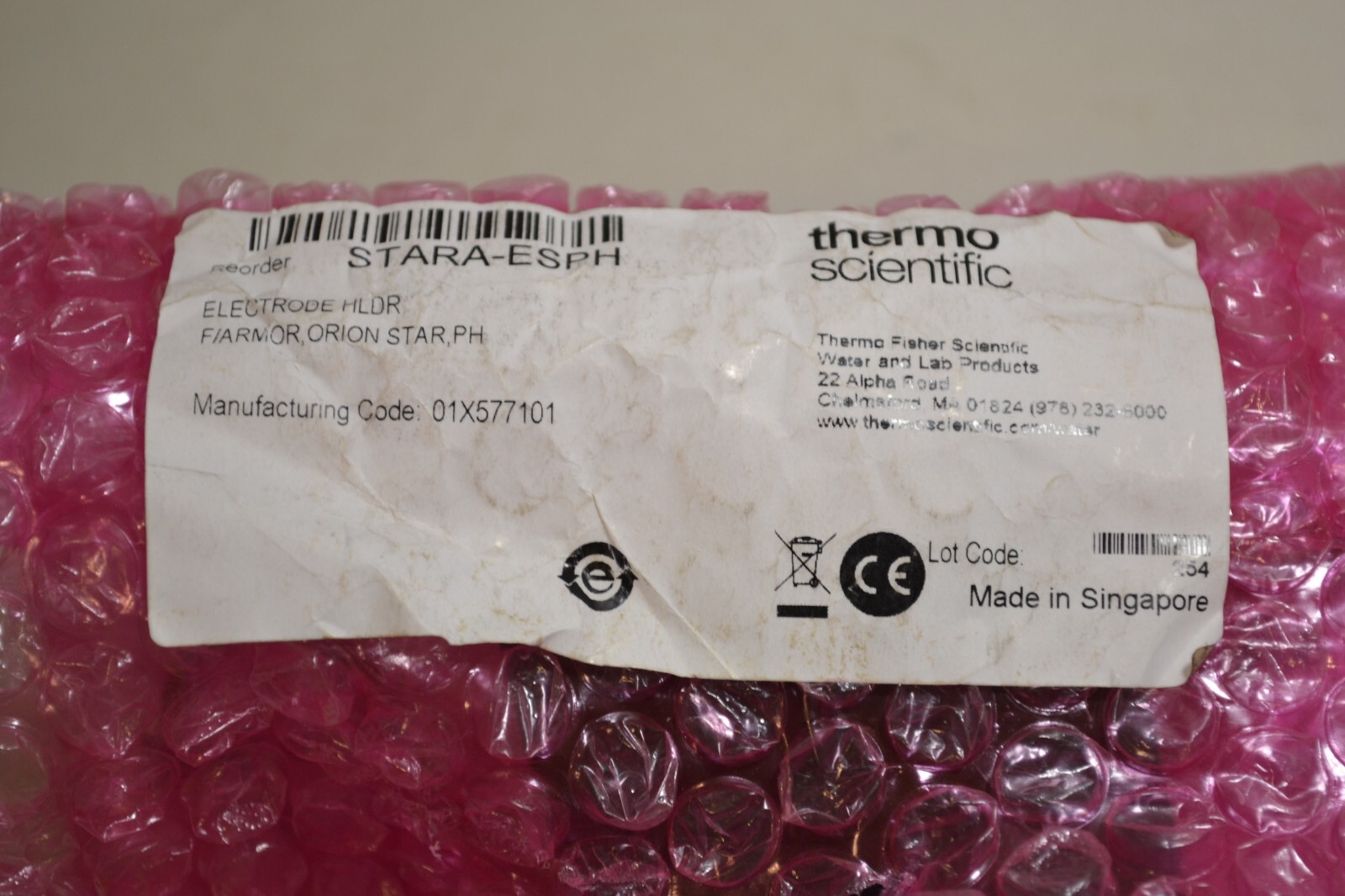 Thermo Scientific Electrode Holder, F/Arm or, ORION STAR PH STARA-ESPH