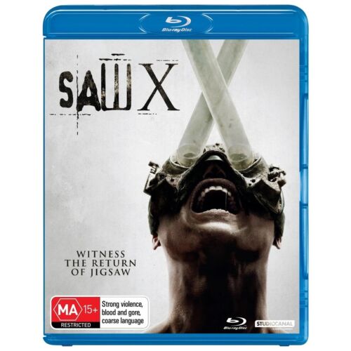 BRAND NEW Saw X (Blu-Ray, 2023) Horror Movie IN STOCK NOW - Picture 1 of 2