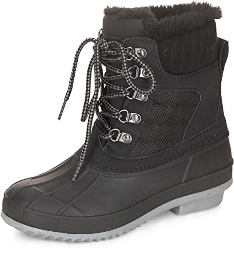 Женские водонепроницаемые ботинки Kathleen Khombu до середины икры черного/серого цвета, размер 9