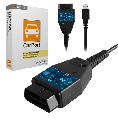 JEJO OBD2 USB CAN + KKL BUS UDS interfaccia diagnostica VCD per VW AUDI + software CarPort