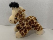 Aurora Mini Flopsies small plush beanbag giraffe Gigi stuffed animal toy