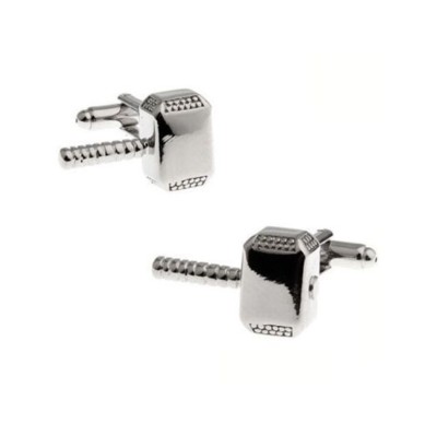 Silver Hammer Stainless Steel Dress Shirt 1 Pair Cufflinks USA Seller