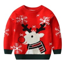 new Boy's Rudolph Christmas Sweater