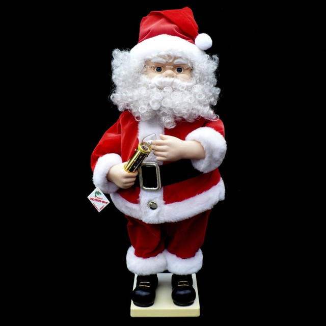ANIMATED CHRISTMAS FIGURE / SANTA CLAUS / TELCO / VINTAGE