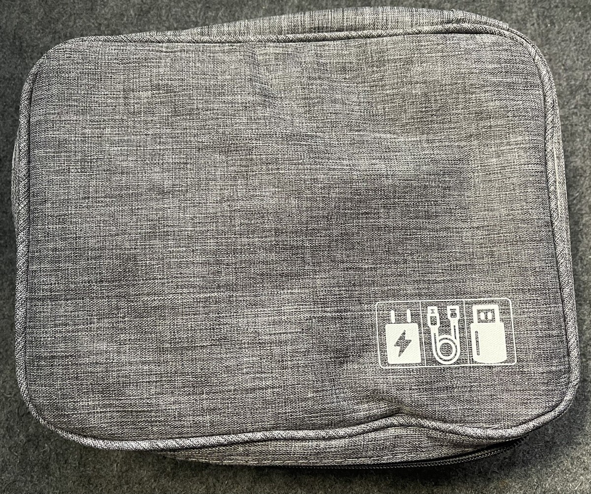 TOPSEFU Extra Large Cable Organiser Bag,Travel Electronics Accessories Bag