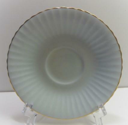 PARAGON by APP.to HER MAJESTY the QUEEN CUP&SAUCER PALE BLUE/GOLD FLORAL Reg'd - Picture 2 of 7