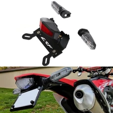 Rear Short Fender Tail Tidy LED Turn Signal For HONDA CRF450L CRF450RL 2019-2024