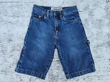 Rocawear Boys Shorts Blue Cotton Denim Shorts Cargo Shorts Size 7X Authentic