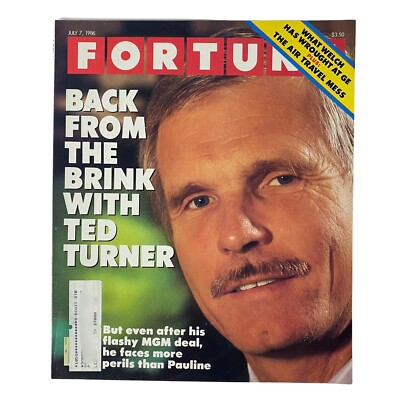 Fortune Magazine July 7, 1986 Back From The Brink with Ted Turner VG