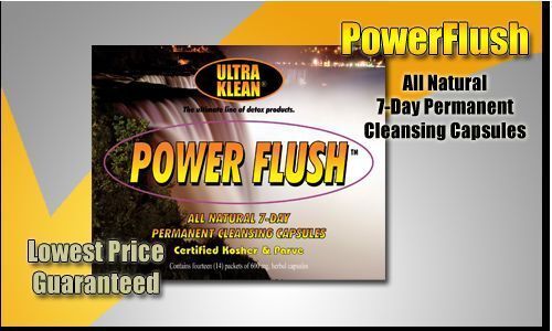 ULTRA KLEAN POWER FLUSH ALL NATURAL 7 DAY PERMANENT CLEANSING CAPSULES - Picture 1 of 1