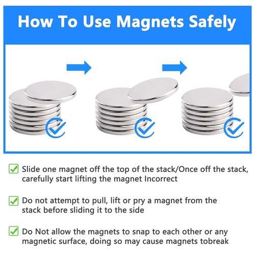 Neodym Magnete Scheibe rund seltene Erden klein groß Magnet - Bild 4 von 6