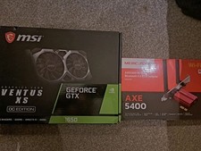 MSI NVIDIA GTX 1650 OC LP 4GB DDR5 Graphics Card And A MERCUSYS AXE 5400 WIFI 6E