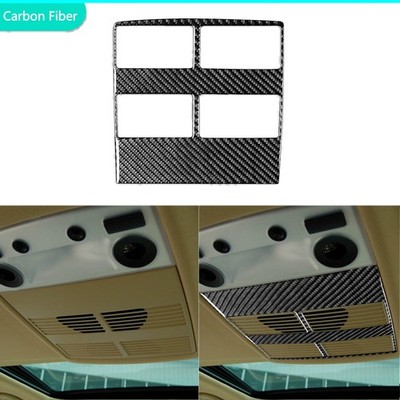 Real Carbon Fiber Rear Roof Speaker Panel Cover Trim For BMW 5 Series E60 04-10