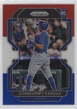 2022 Panini Prizm Tier II Red White & Blue Prizm Johneshwy Fargas #144 0t2