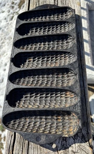 1930 Griswold Corn Or Wheat Crispy Stick Pan-Cast Iron Cookware--Rare #280 Model