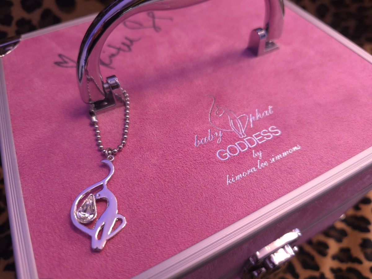SIGNED Y2K Baby Phat Goddess By Kimora Lee Simmons Pink Trunk Box