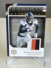 2020 Panini National Treasures Bradley Chubb Century Materials Patch Prime /49
