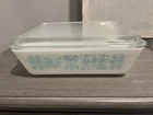 Pyrex Vintage Kitchen Refrigerator Covered Dish Butterprint Amish 0503, 1.5 Qt